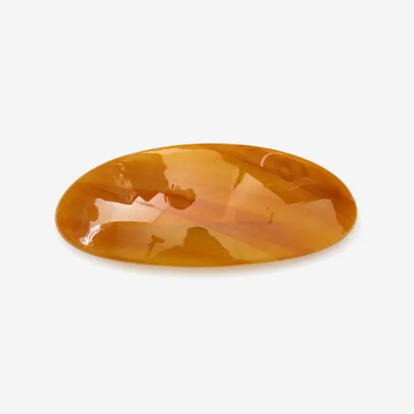 Marbled Oval Barrette Hair Clip