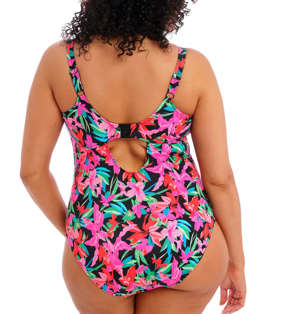 Classic Deep-Plunge Wire-Free One-Piece Swimsuit