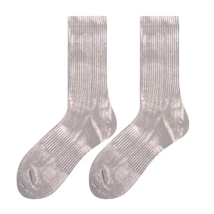 Tie Dye Effect Ribbed Socks