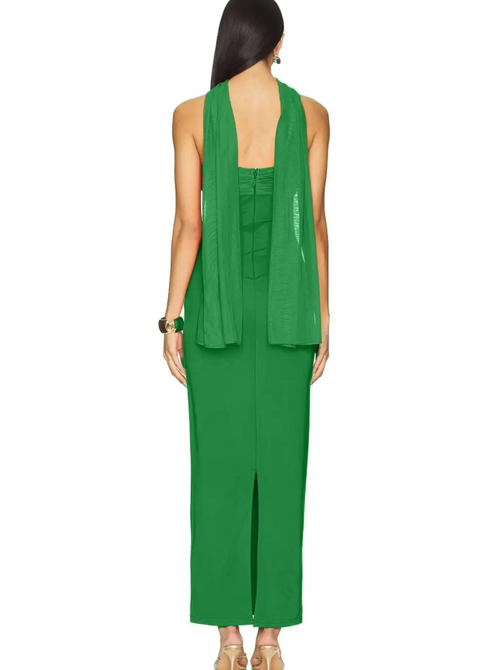 Smooth Finish Ruched Maxi Dress