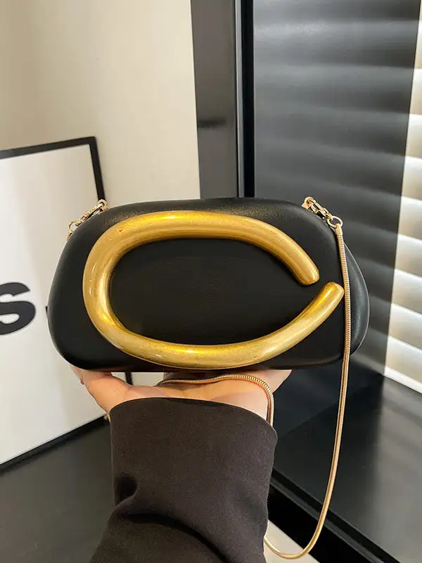 Classic Geometric Shoulder Bag