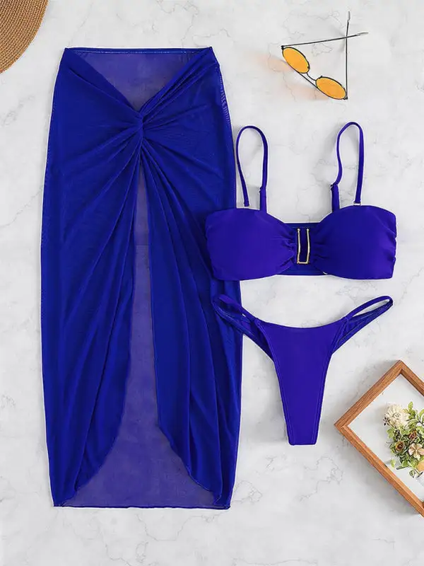 Clean Layered U Shaped Decoration Swim Set