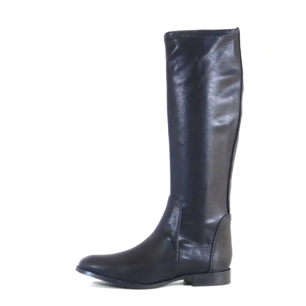 Back Zip Stretch Knee High Boots
