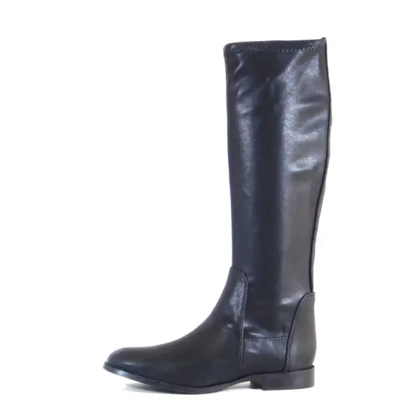 Back Zip Stretch Knee High Boots