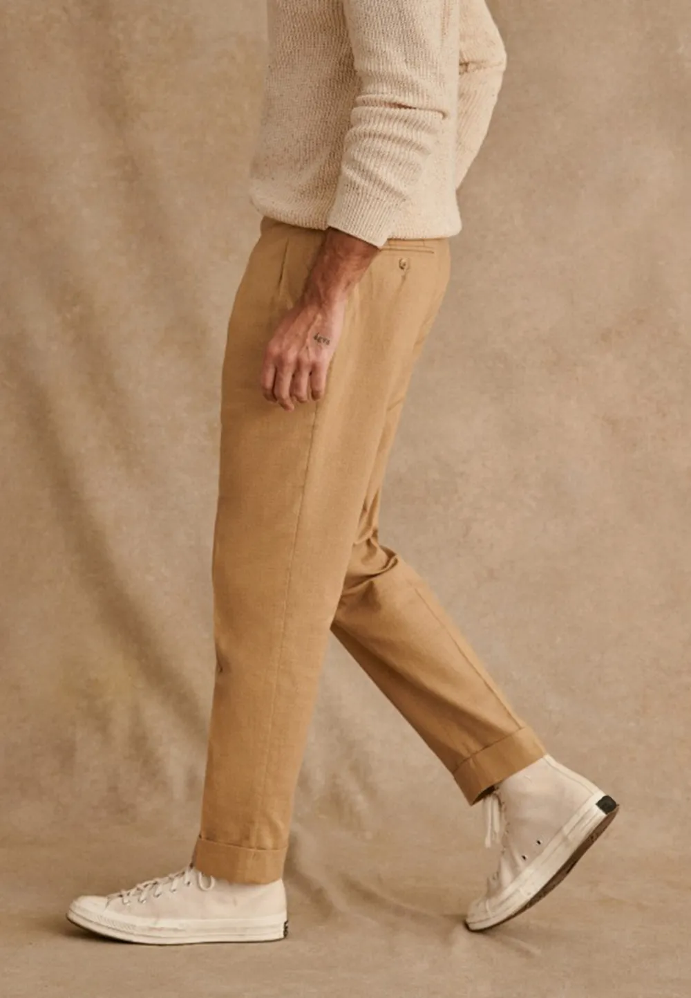 Daily Trousers-Sand