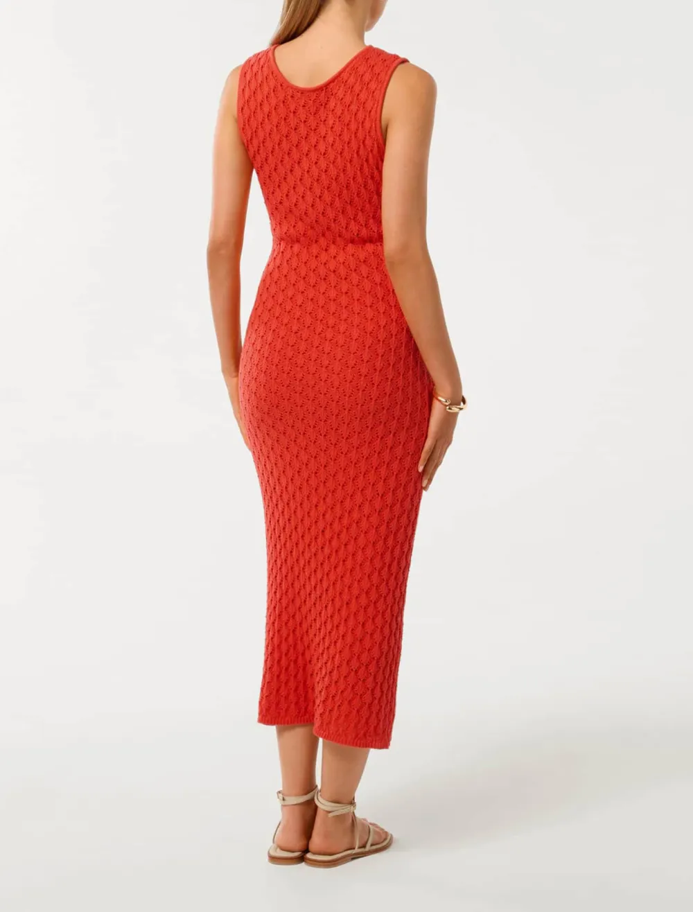 Crochet Knit Maxi Dress