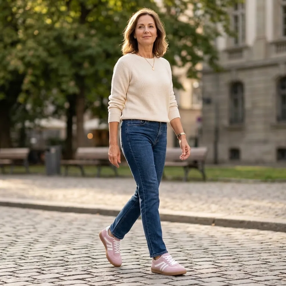 Cushioned Retro Sneakers