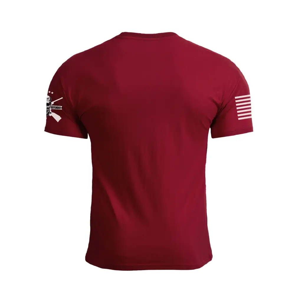 AMERICA IS THE LAND OF THE BRAVE GRAPHIC TEE