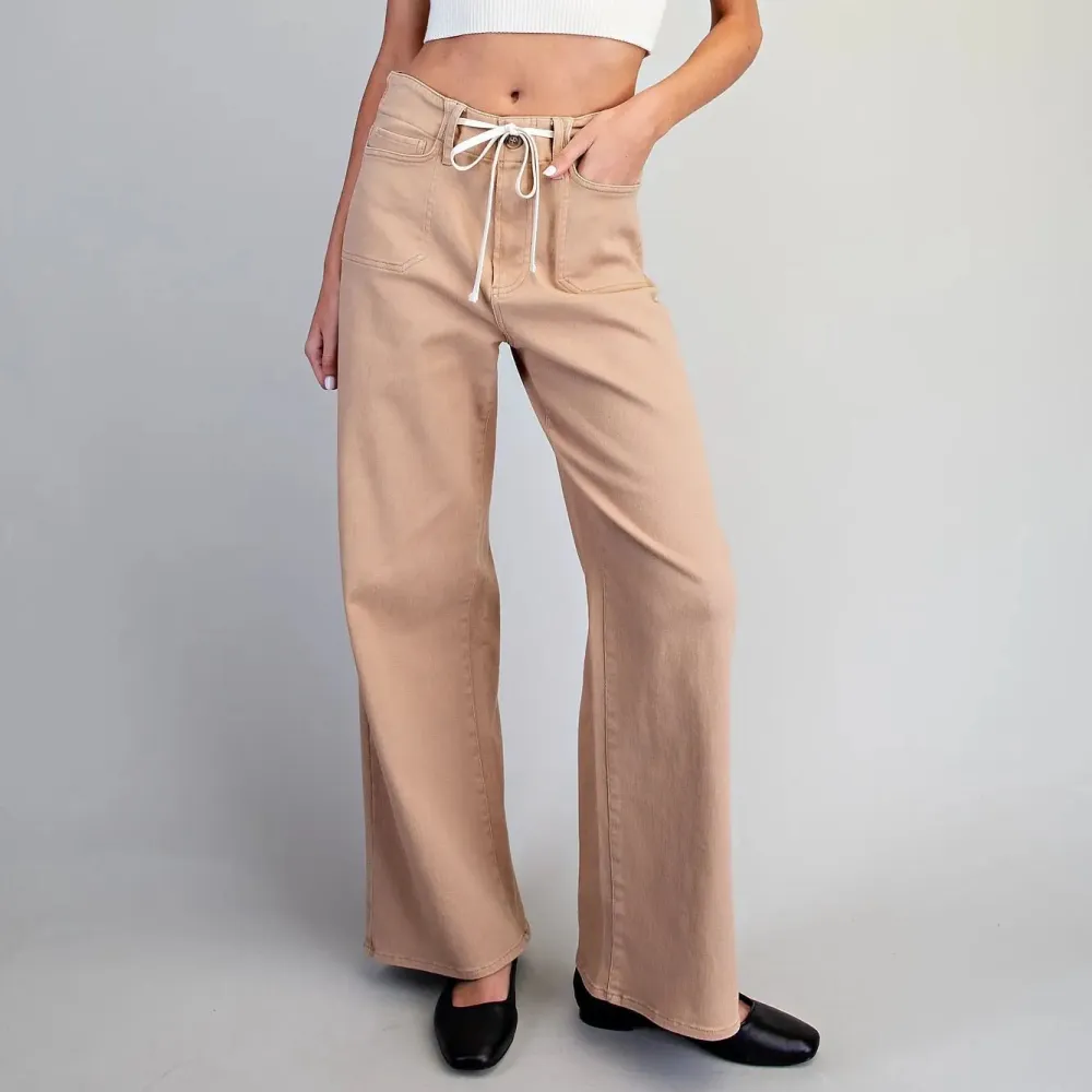 Rope Drawstring Pants