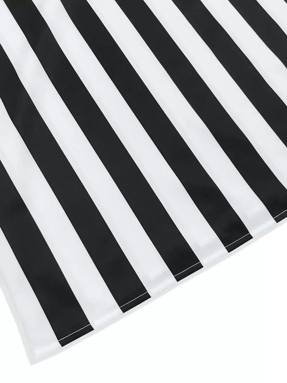 Striped Notched Casual Mini Dress
