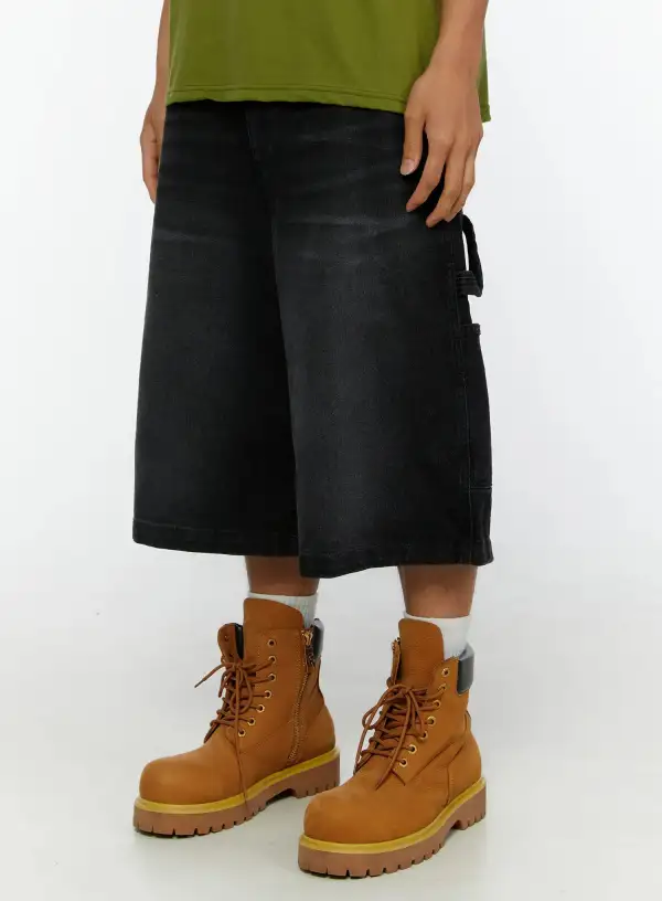 Men's Relaxed Denim Carpenter Shorts
