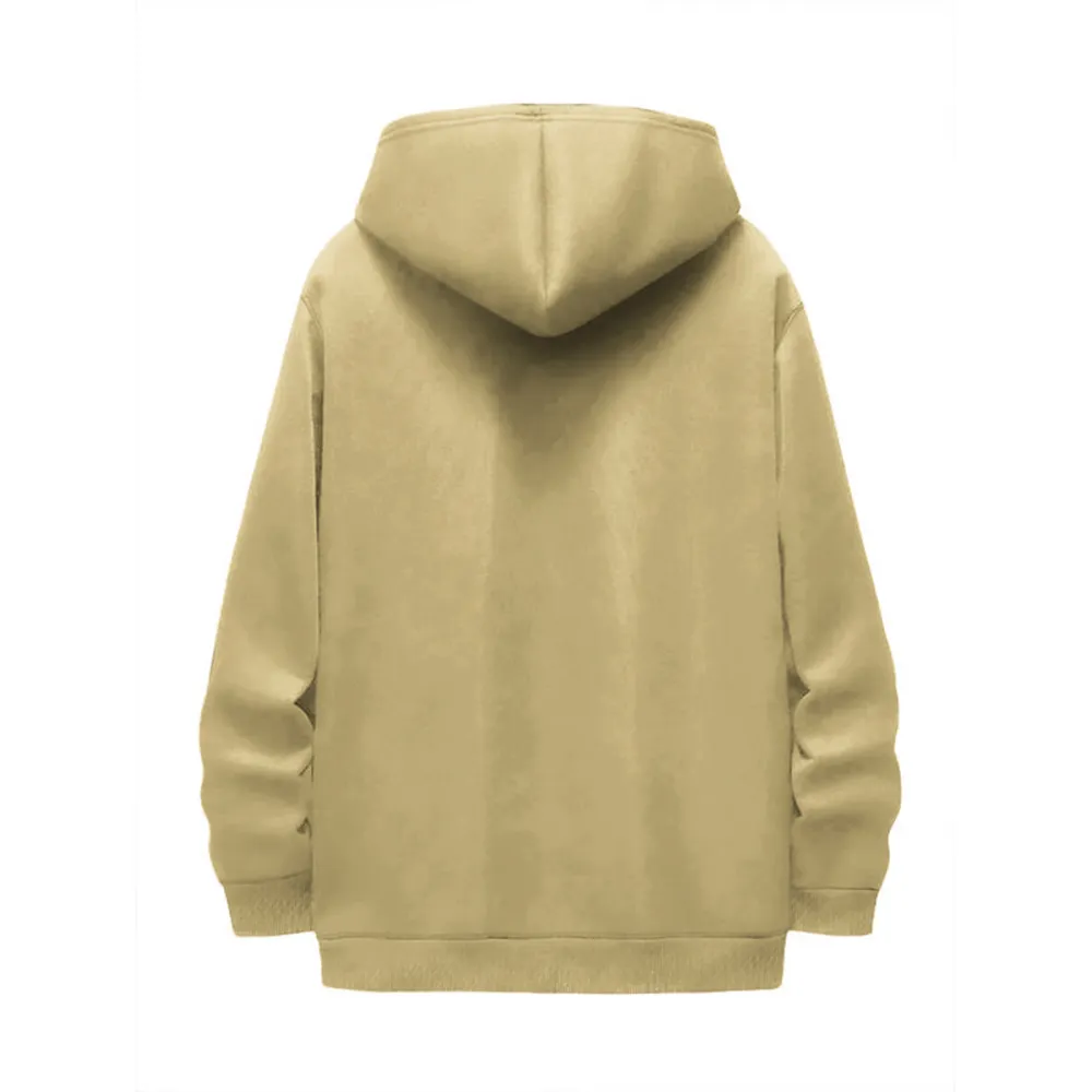 Fierce Bulldog Print Hooded Sweatshirt