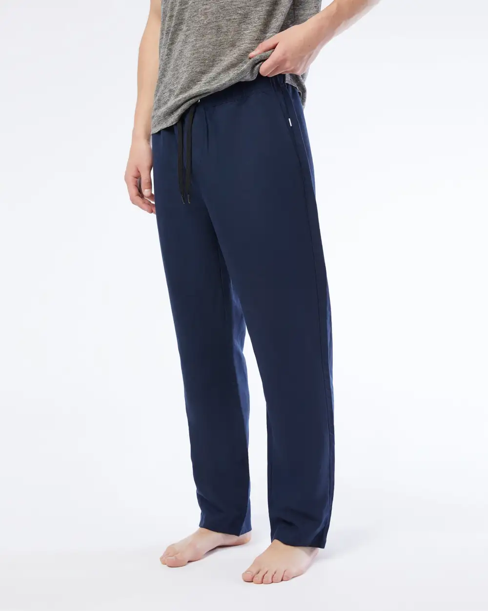 Lightweight Linen Drawstring Pants