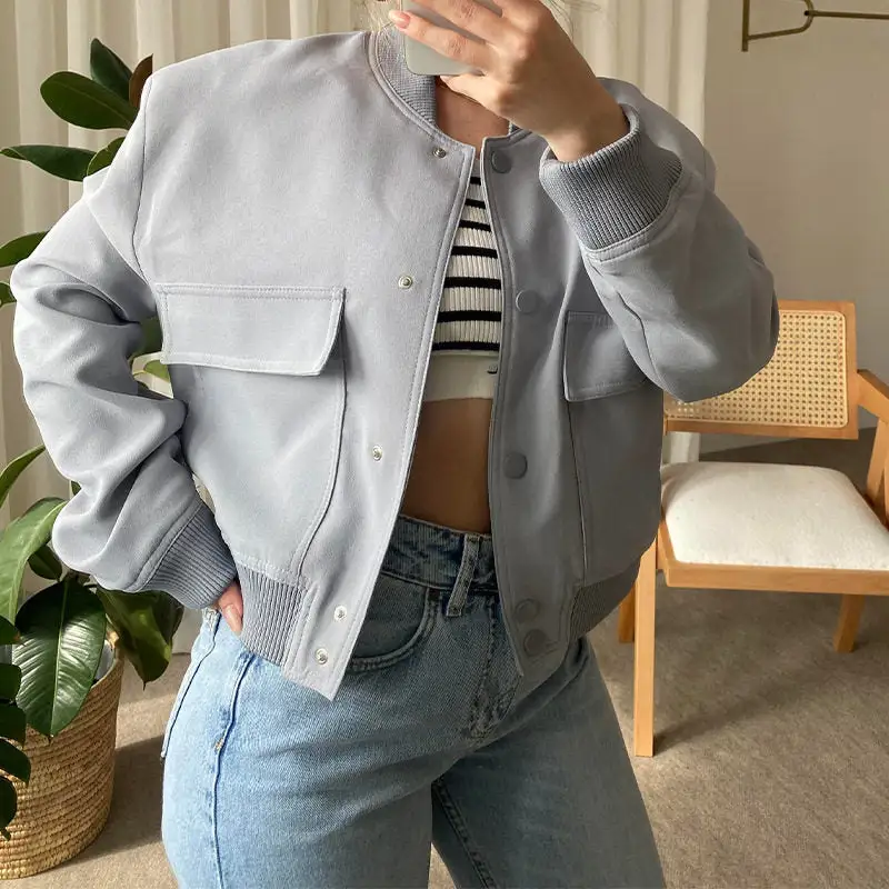 Longline Casual Outerwear Jacket