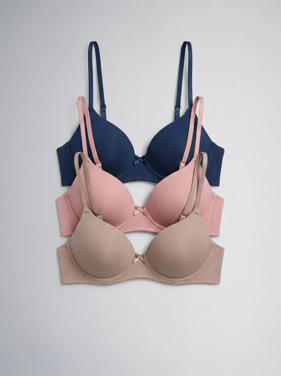 Everyday Essential Women's Three-Piece Bra Set