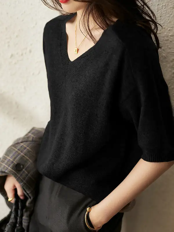 Urban V-Neck Pullover Sweater