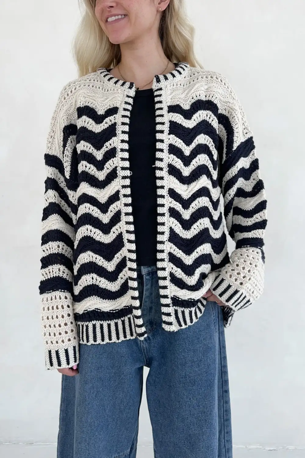 Minimal Soft Knit Cardigan