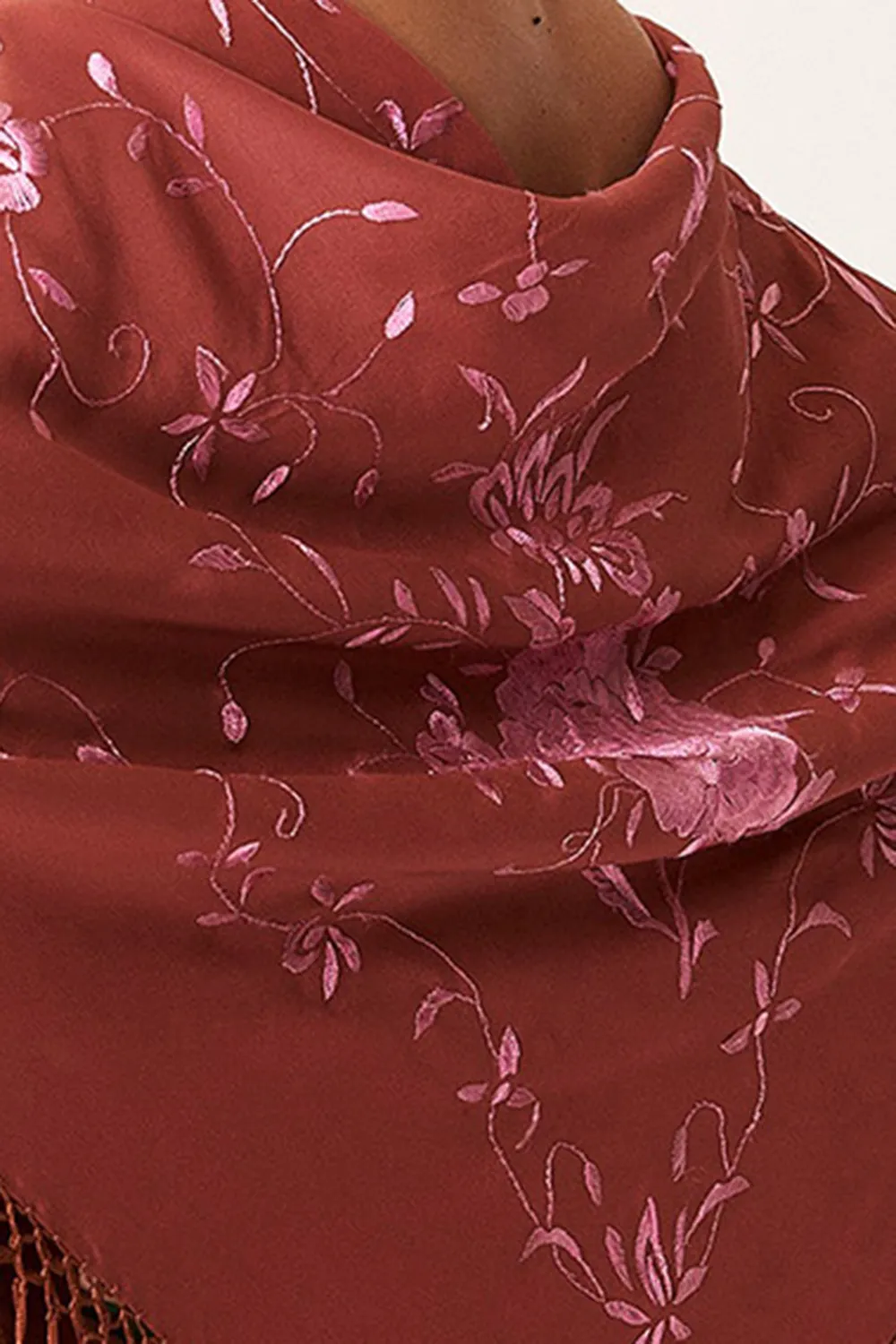 Flower Patterns Shawl