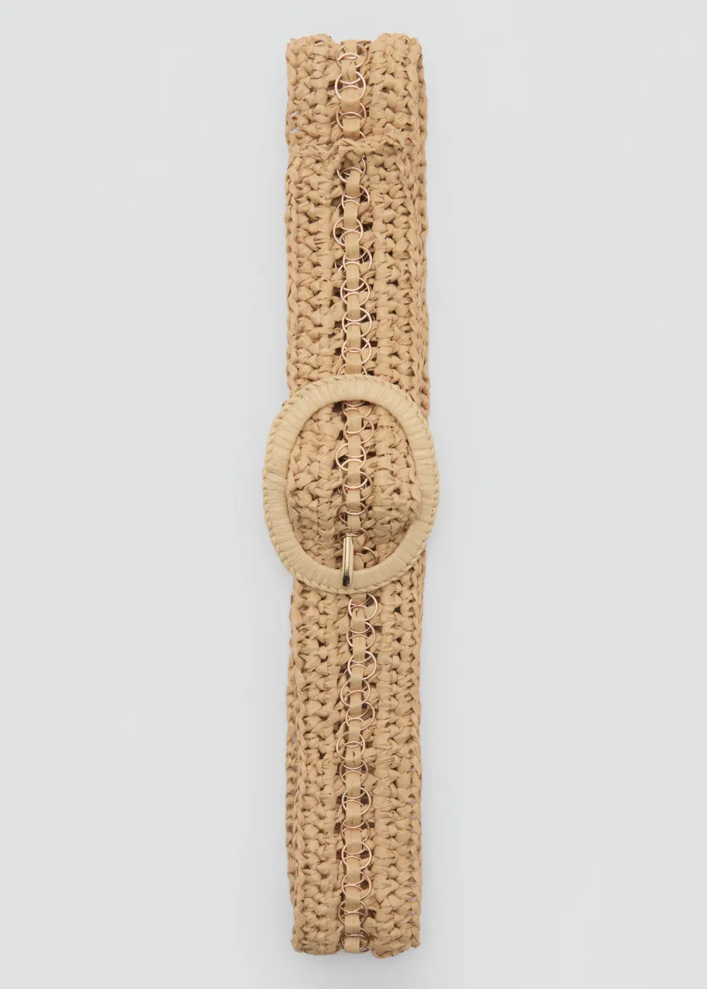 Beige Casual Style Natural Fibre Belts