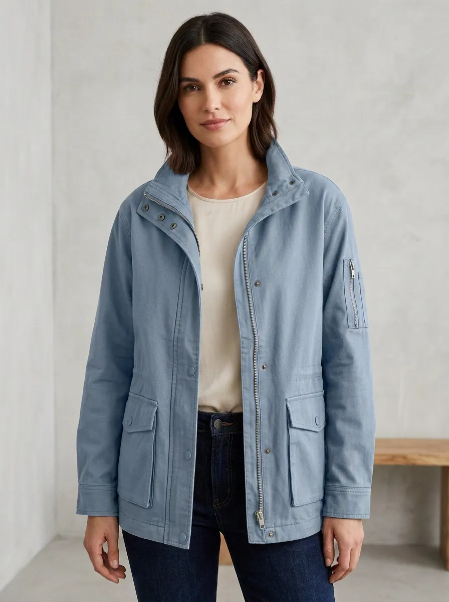Vintage-Inspired Classic Women's Casual Jacket