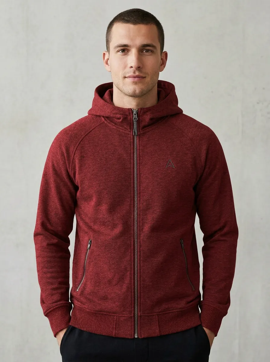 Men's Embroidered Zip-Up Sports Jacket