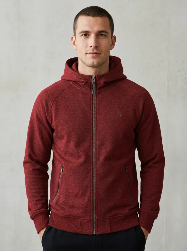 Men's Embroidered Zip-Up Sports Jacket