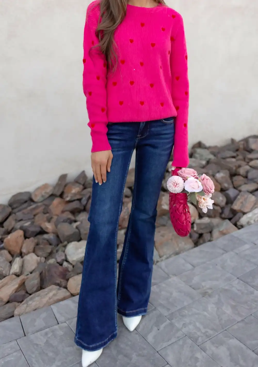 Wide Leg Graceful Flare Jeans