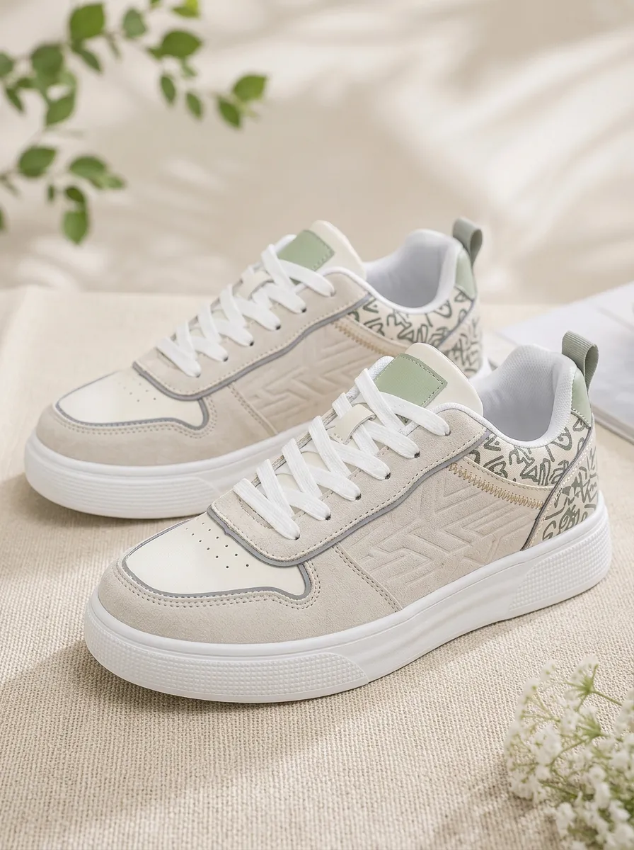 Men's Graffiti Pattern Patterned Skate Shoes