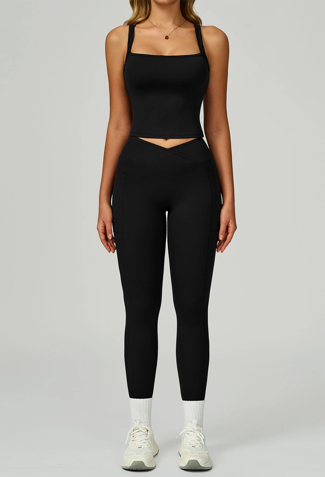 Wide Strap Activewear Set