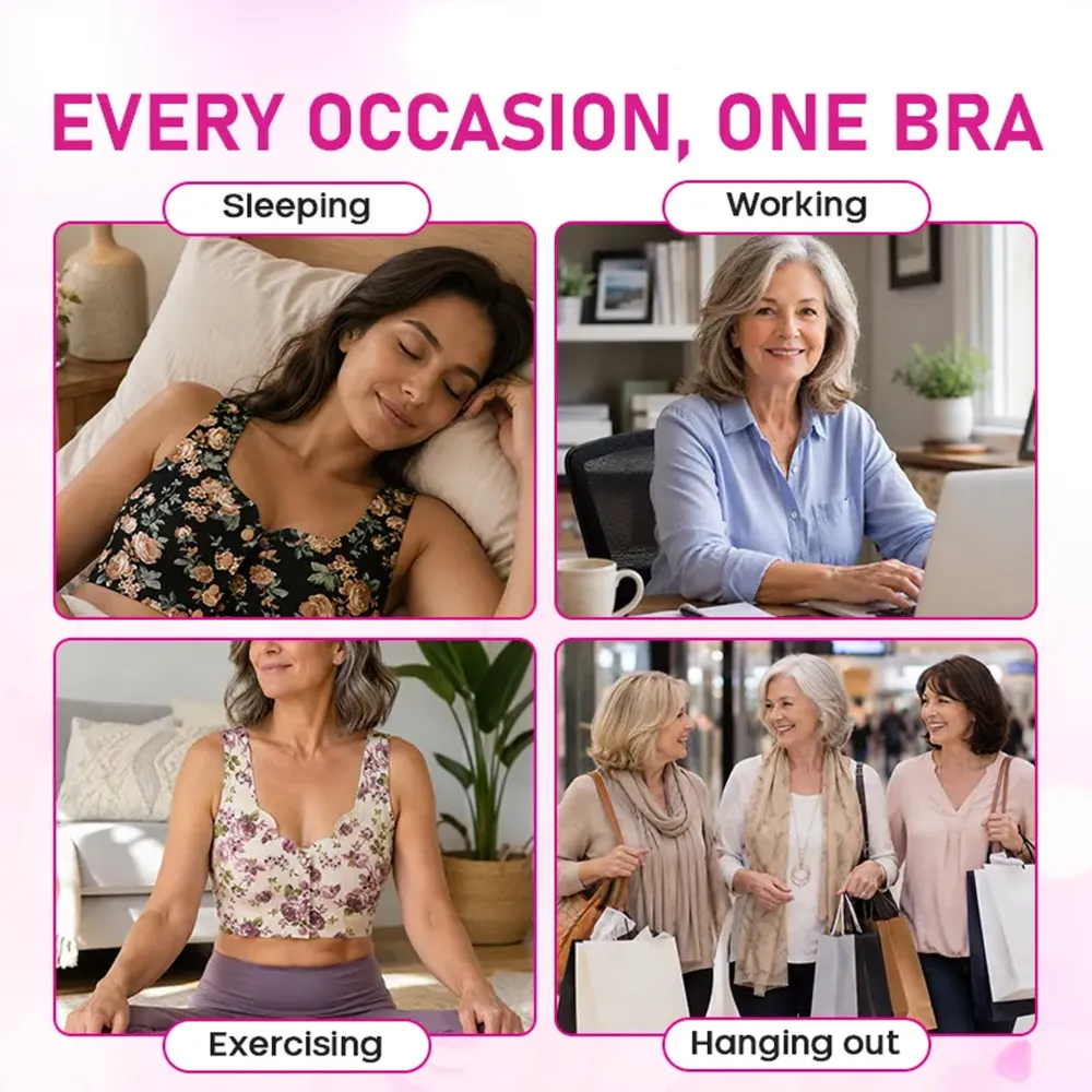 🔥Last Day💥Convenient Front-Closure Ultra Thin Bra🔥10-Pack Only $24