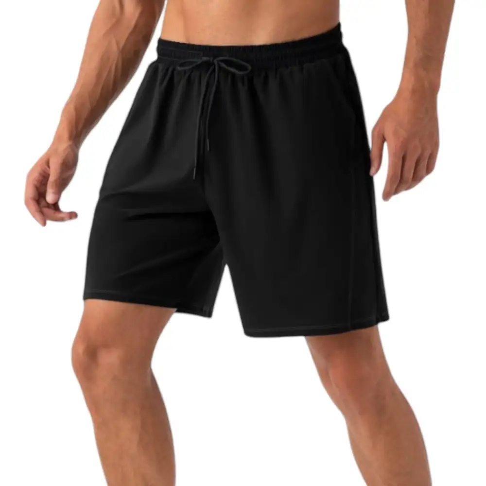 Drawstring Elastic-Waist Lightweight Men's Athletic Shorts