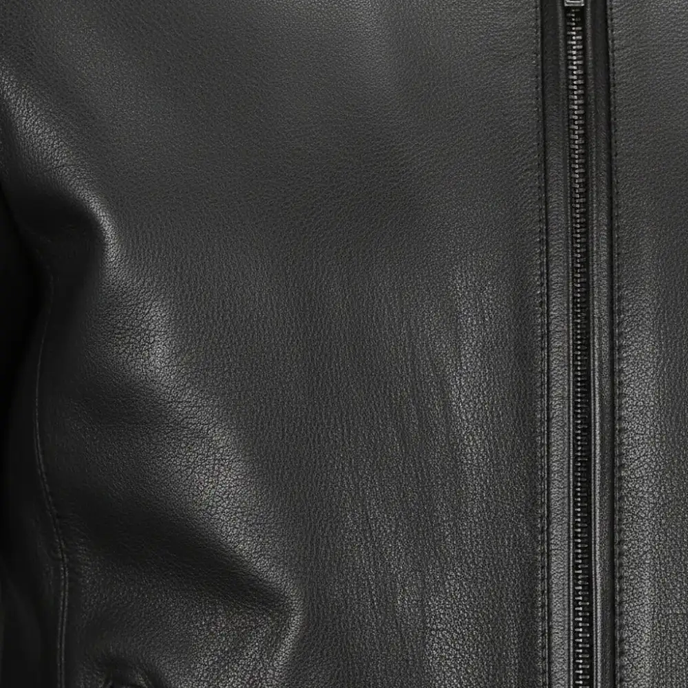 Moto Inspired Leather Biker Motorcycle Jacket