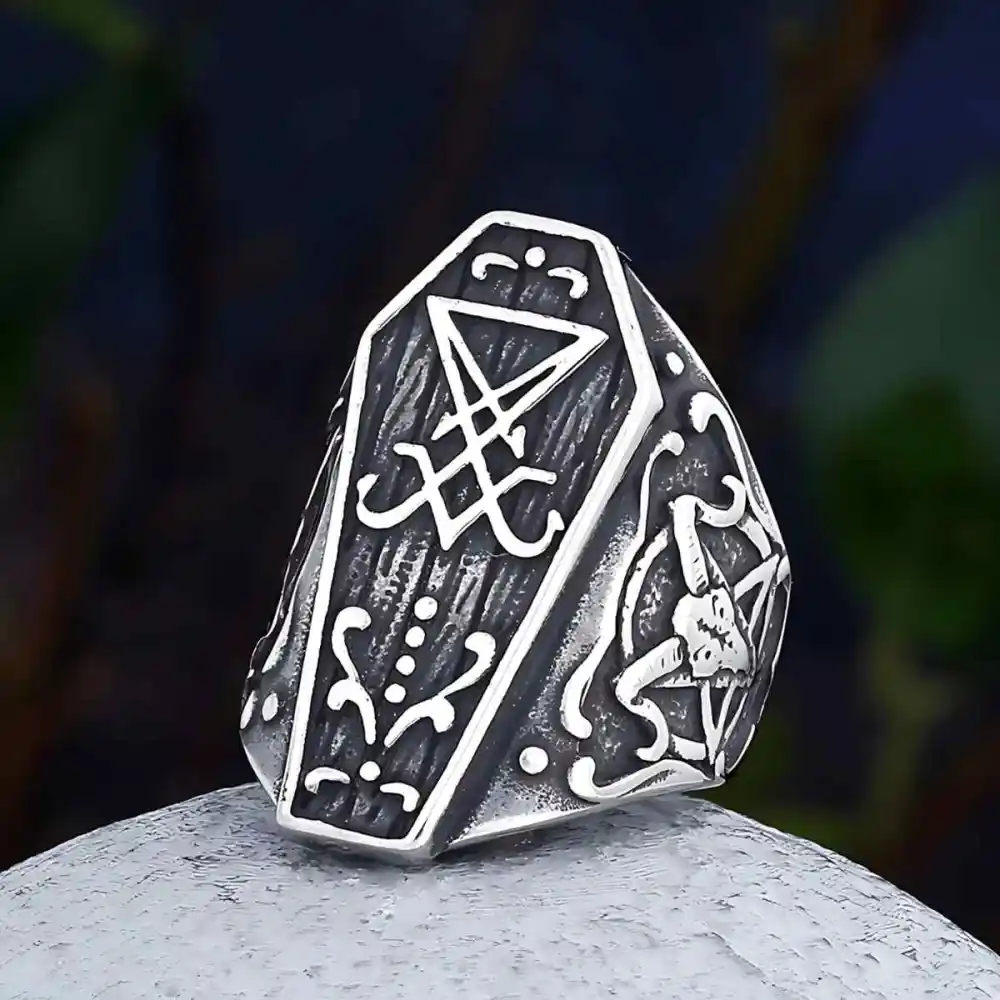 Men's Coffin Ring
