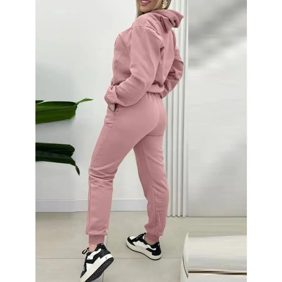 Long Sleeve Hoodie and Joggers Set