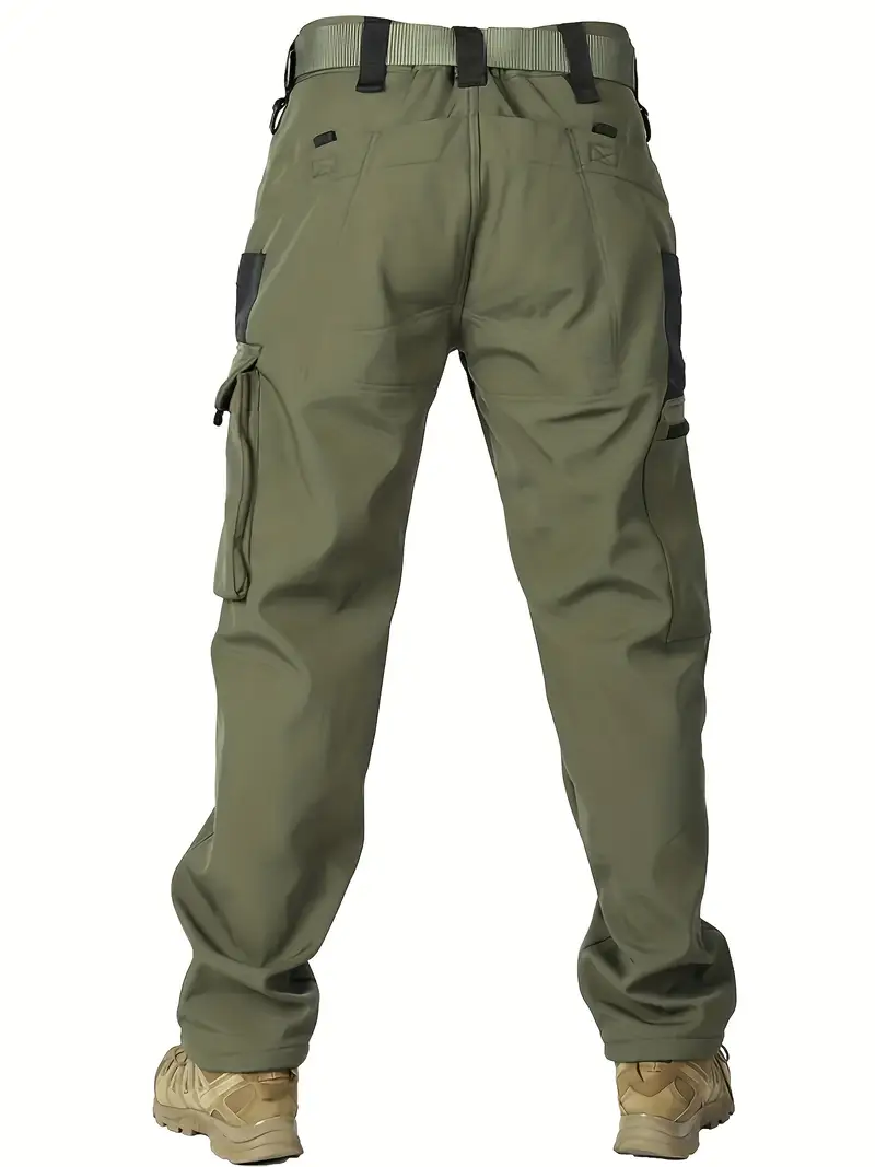 Multi Functional Fockets Slim Fit Outdoor Straight Tube Waterproof Work Pants
