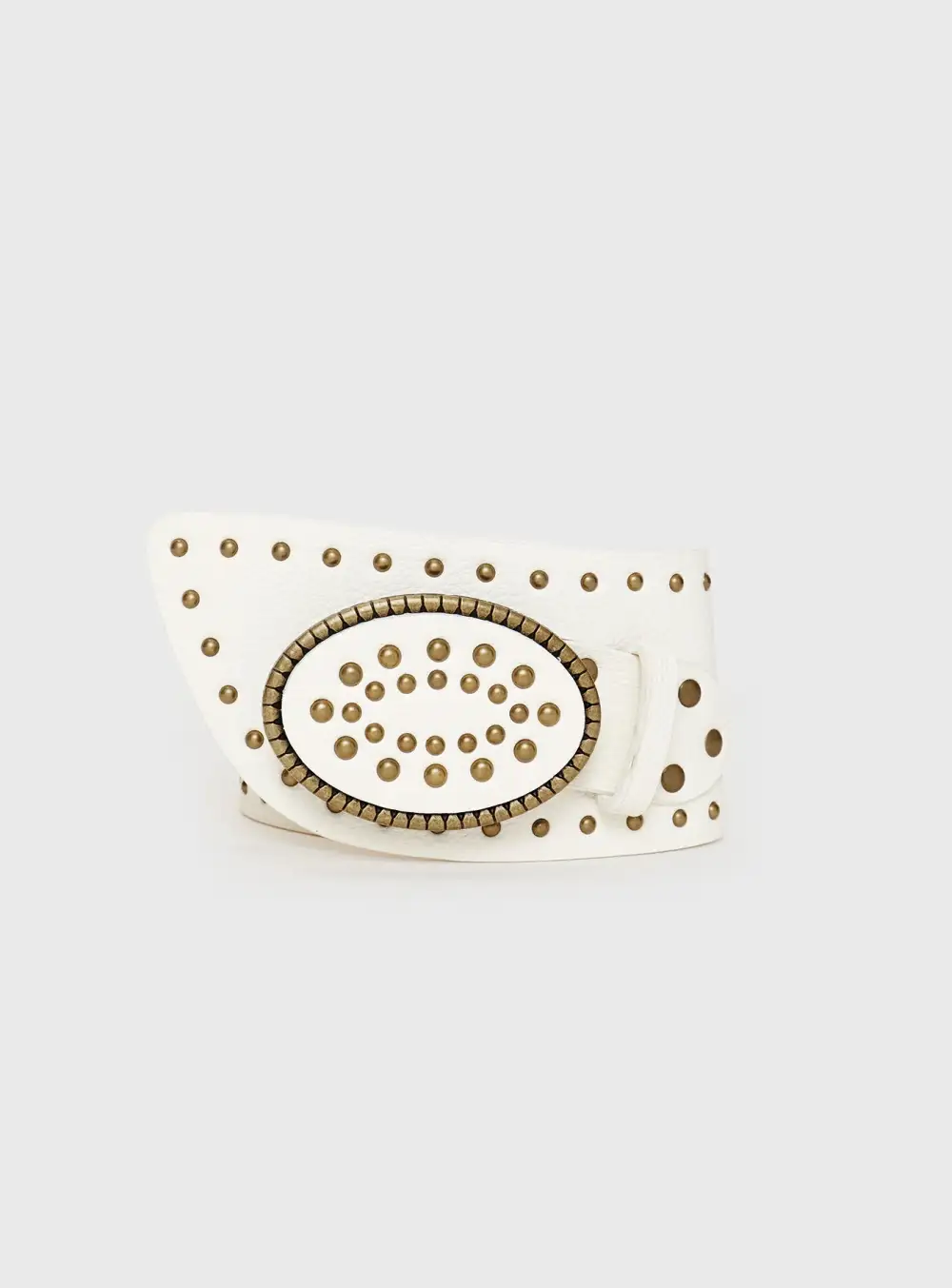 Easy Style Studded Faux Leather Belt