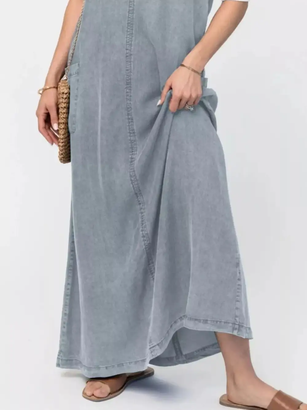 Denim Maxi Dress