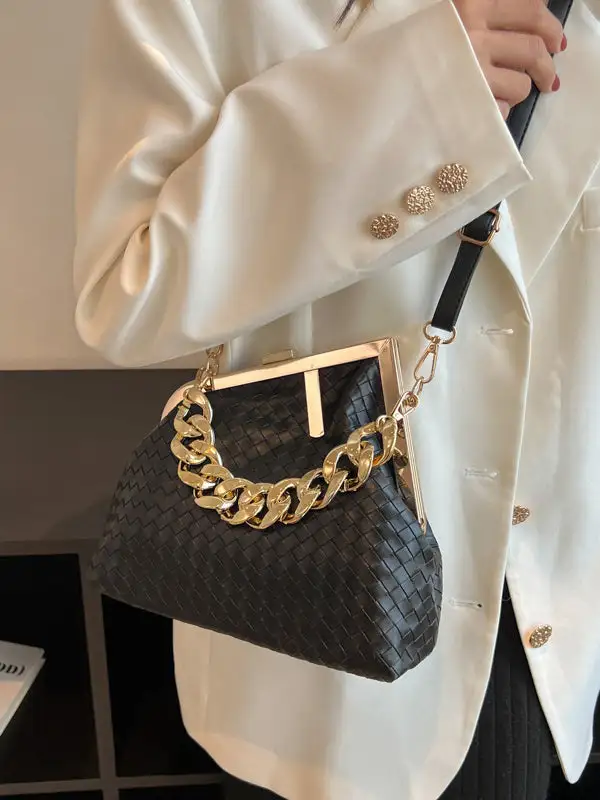 Soft Geometric Shoulder Bag
