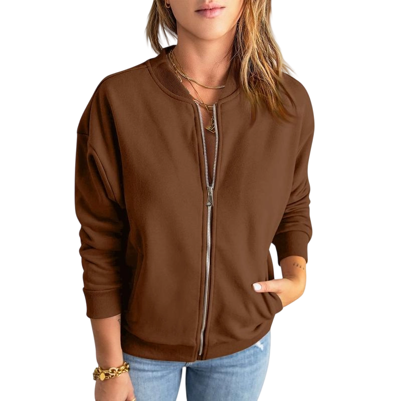 Women's Zipper Sweatshirt Jacket