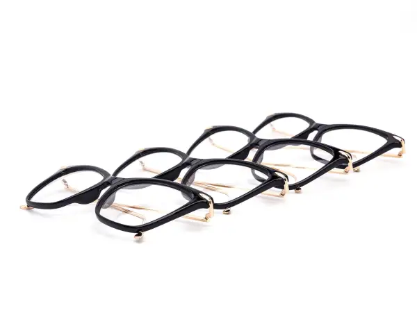 12-Pack All-Black Cat-Eye Clear Lens Eyeglasses