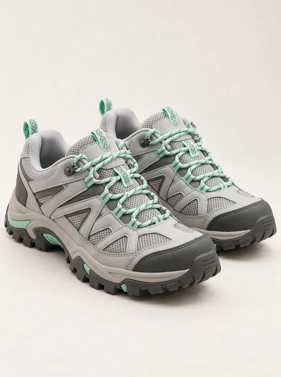 Women's Modern Outdoor Hiking Shoes Mesh Graphic Detail
