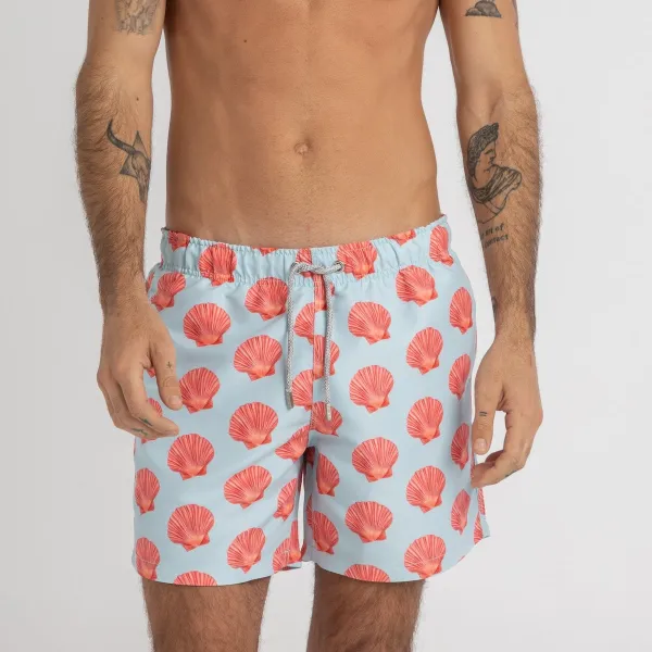 Sky Clams Swim Shorts
