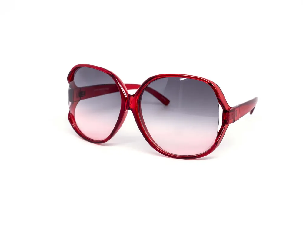 12-Pack Oversized Round Gradient Daily Sunglasses
