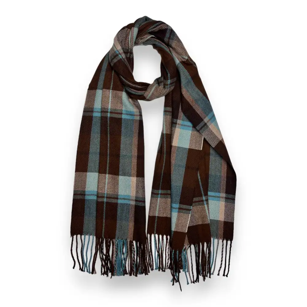 Classic Tartan Tasseled Scarf
