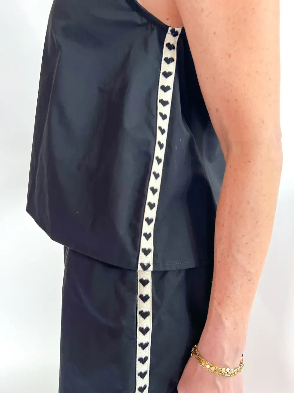 Cotton Ruched Two Piece Matching Set