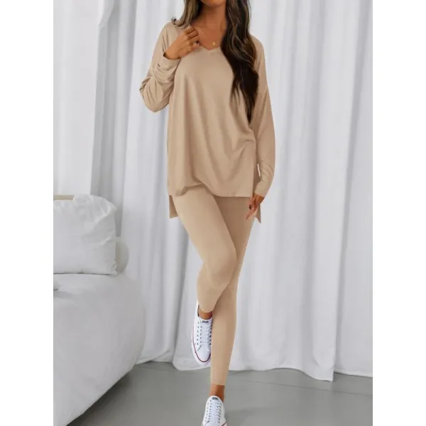 Women’s Casual Two-Piece Sets Airport Travel Outfit Workout Clothing