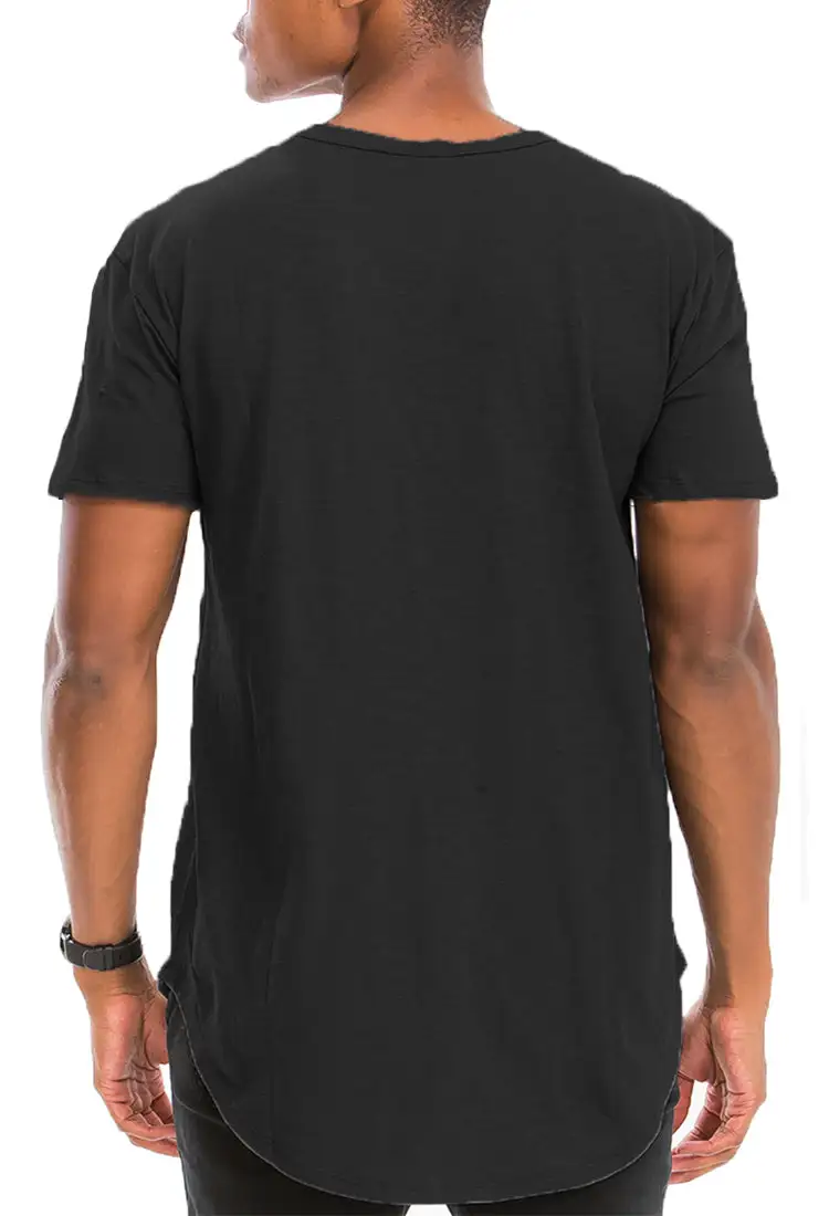 V-Neck Buttons T-Shirt