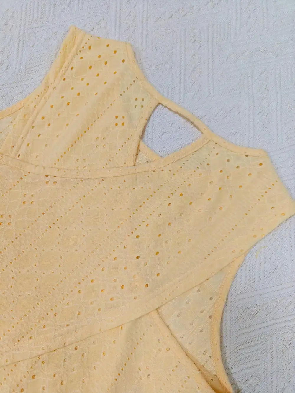 Hollow Out Knit Tank Top