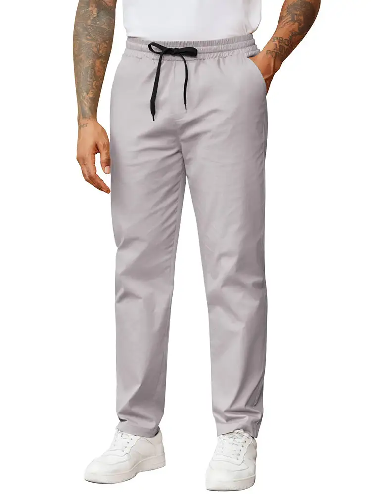 Utility Drawstring Waist Chino Pants