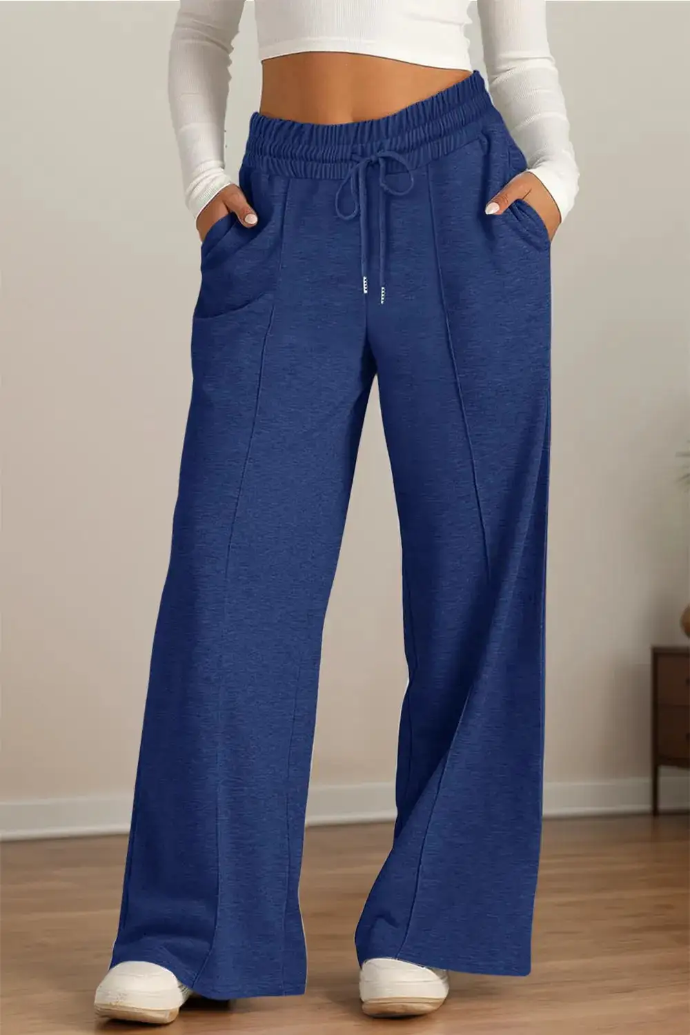 Lightweight High Waist Wide Leg Pants